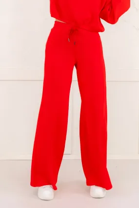 Airessentials Wide Leg Pant - Spanx Red | SPANX