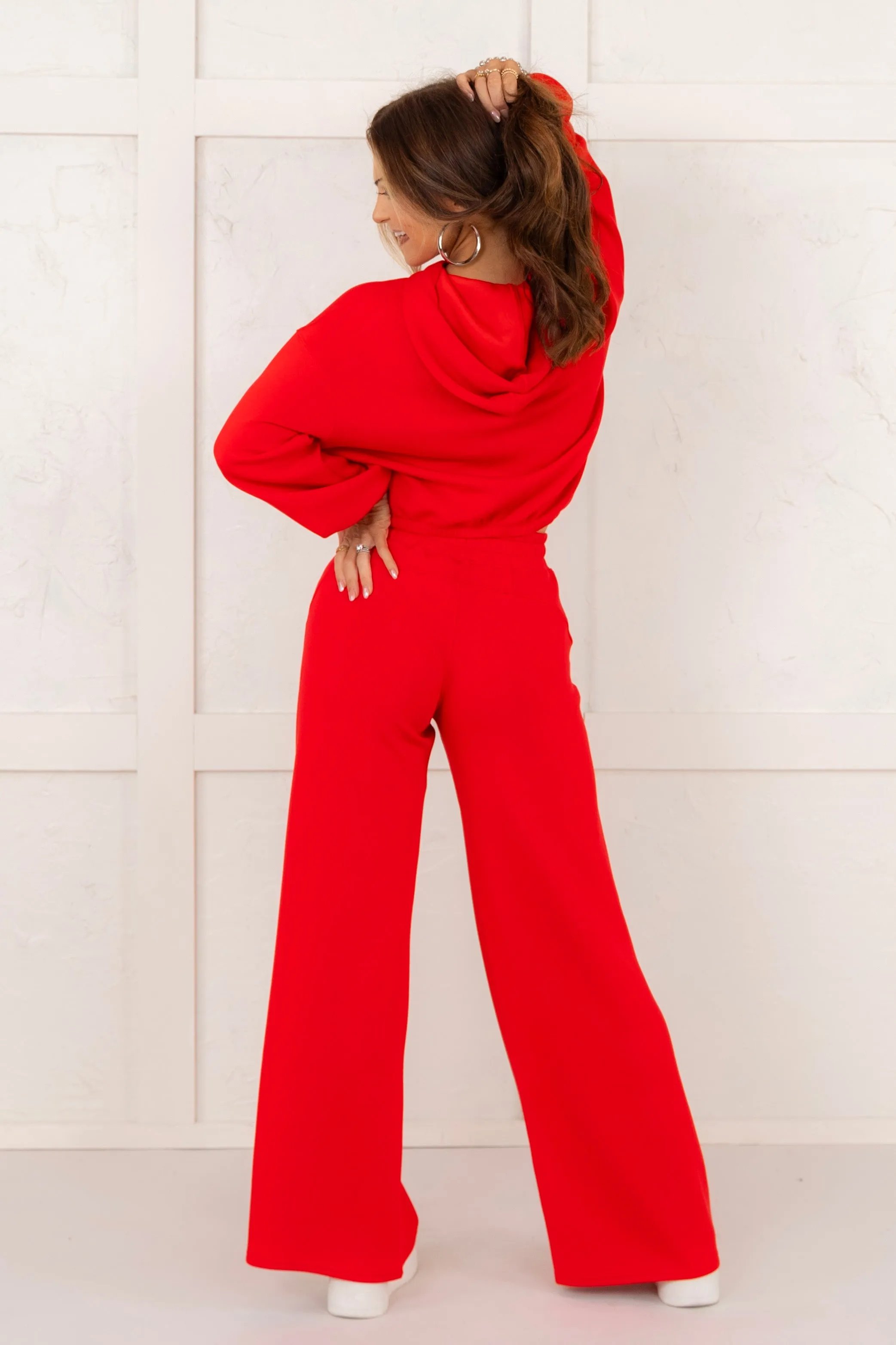 Airessentials Wide Leg Pant - Spanx Red | SPANX