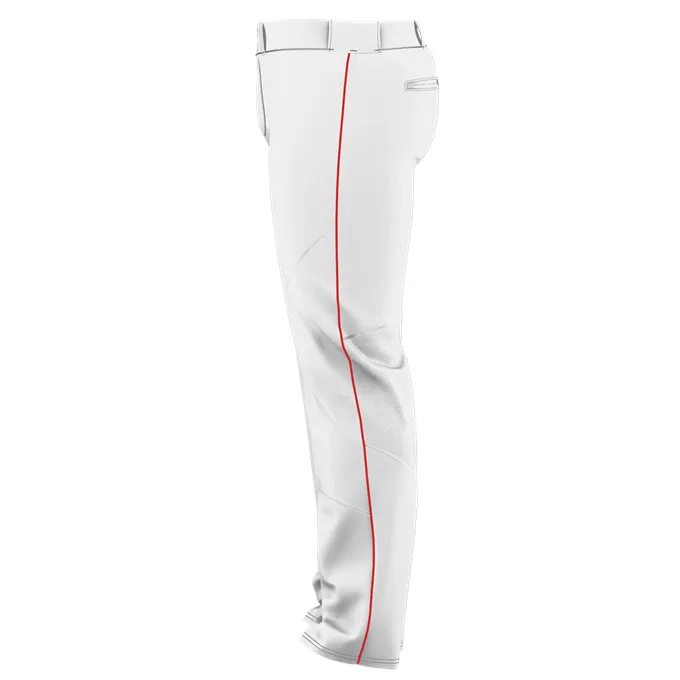 Alleson Youth Crush Open Bottom Baseball Pants with Piping: 655WLBY