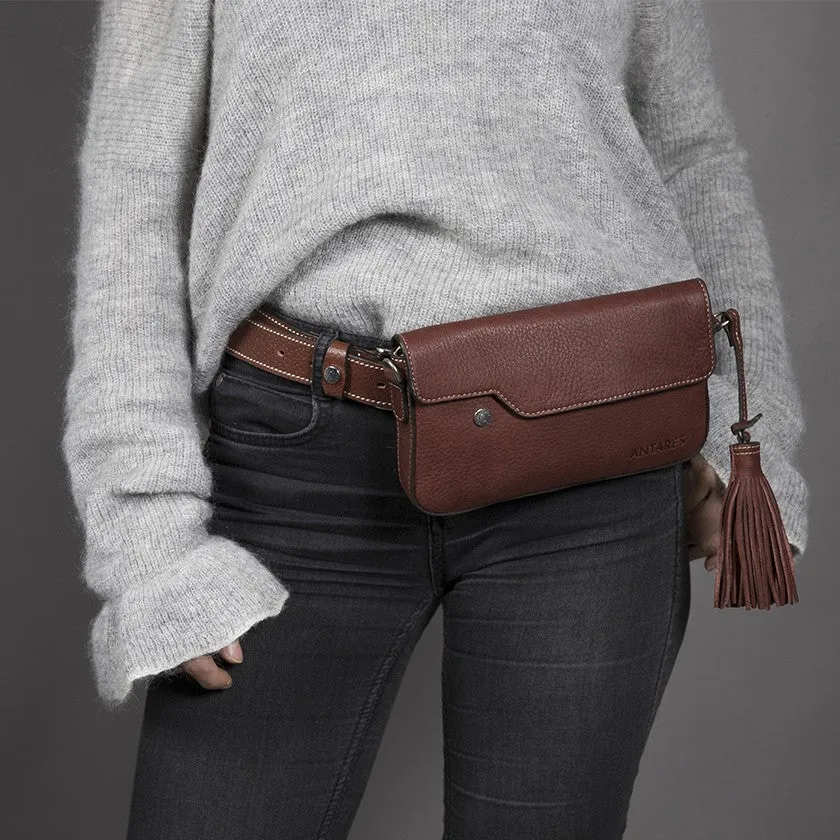 Antares Rio Leather Clutch Bag