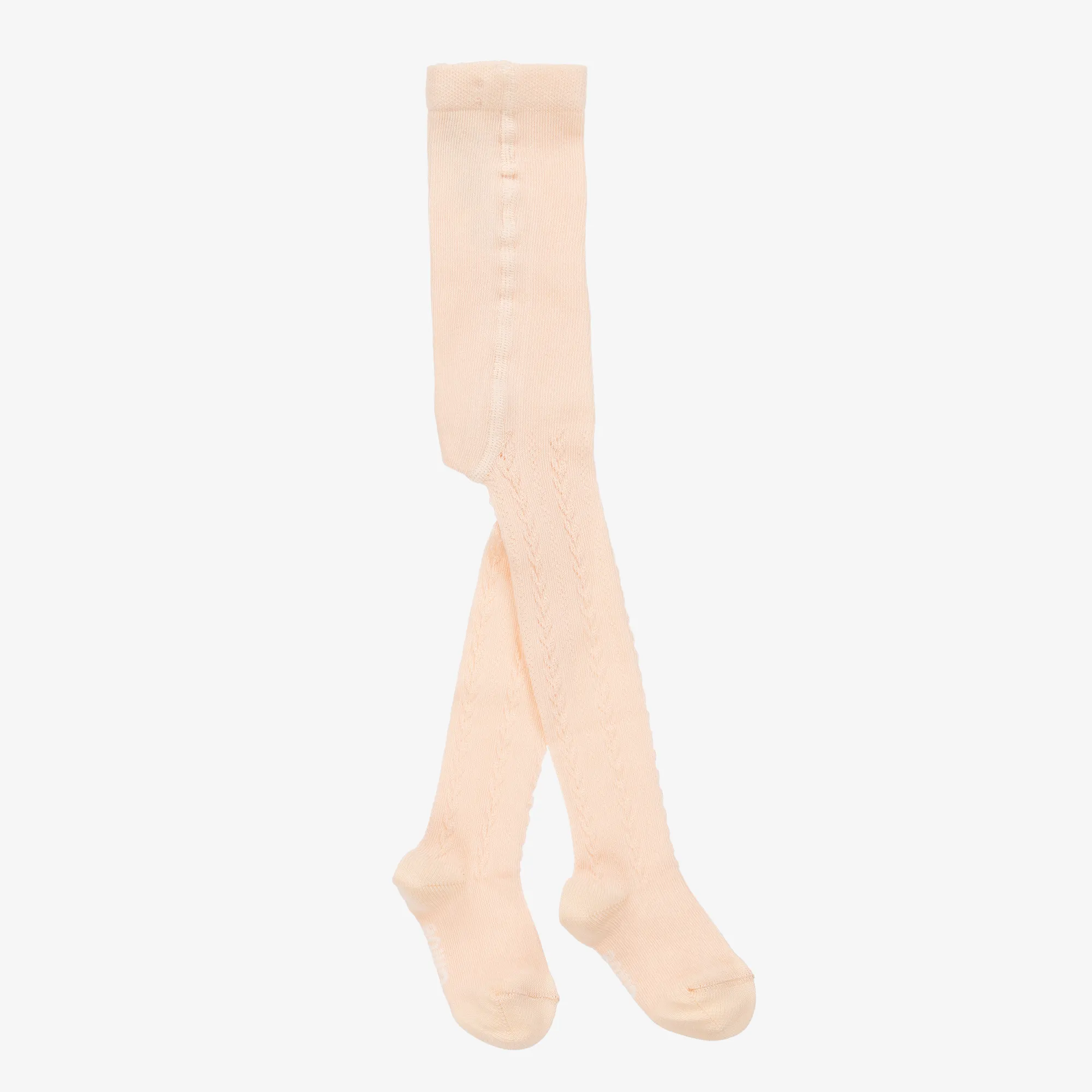 Baby Girls Pink Cotton Tights