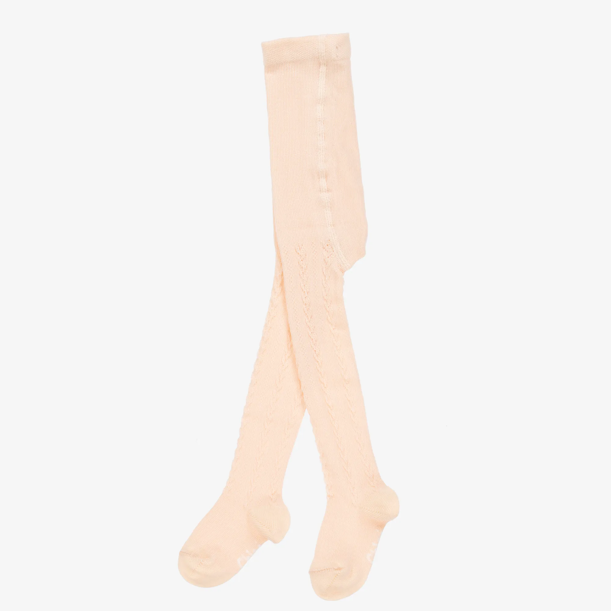 Baby Girls Pink Cotton Tights