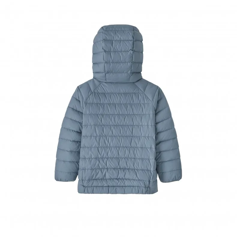 Baby Patagonia Reversible Down Sweater Hoody (Joshua and Friends: Oat White)