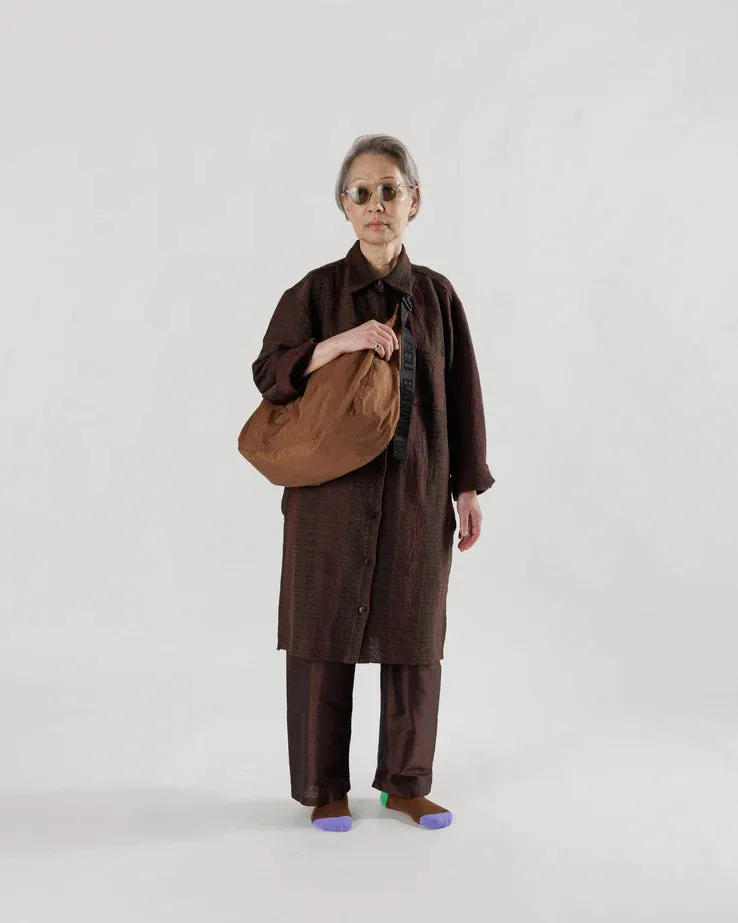 BAGGU Large Crescent Bag | Brown