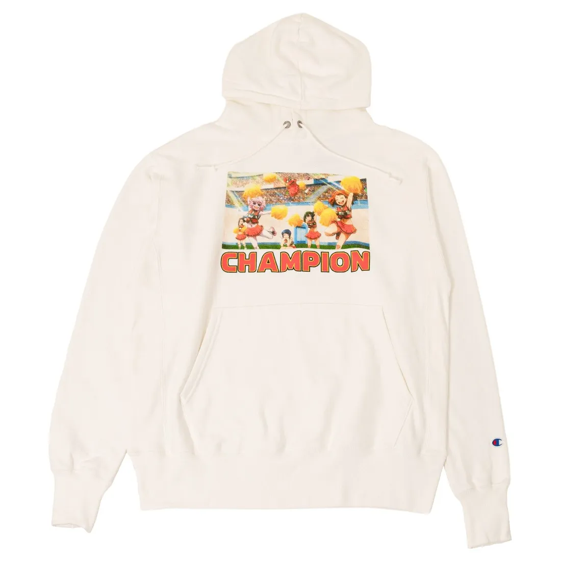 BAIT x Champion x My Hero Acadamia Men Cheer Reverse Weave Hoody (white)