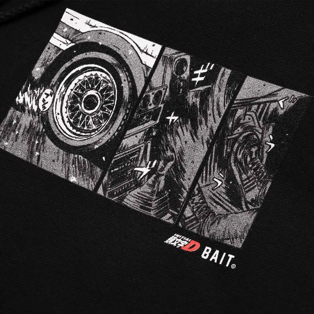 BAIT x Initial D Men How To Drift Hoody (black)