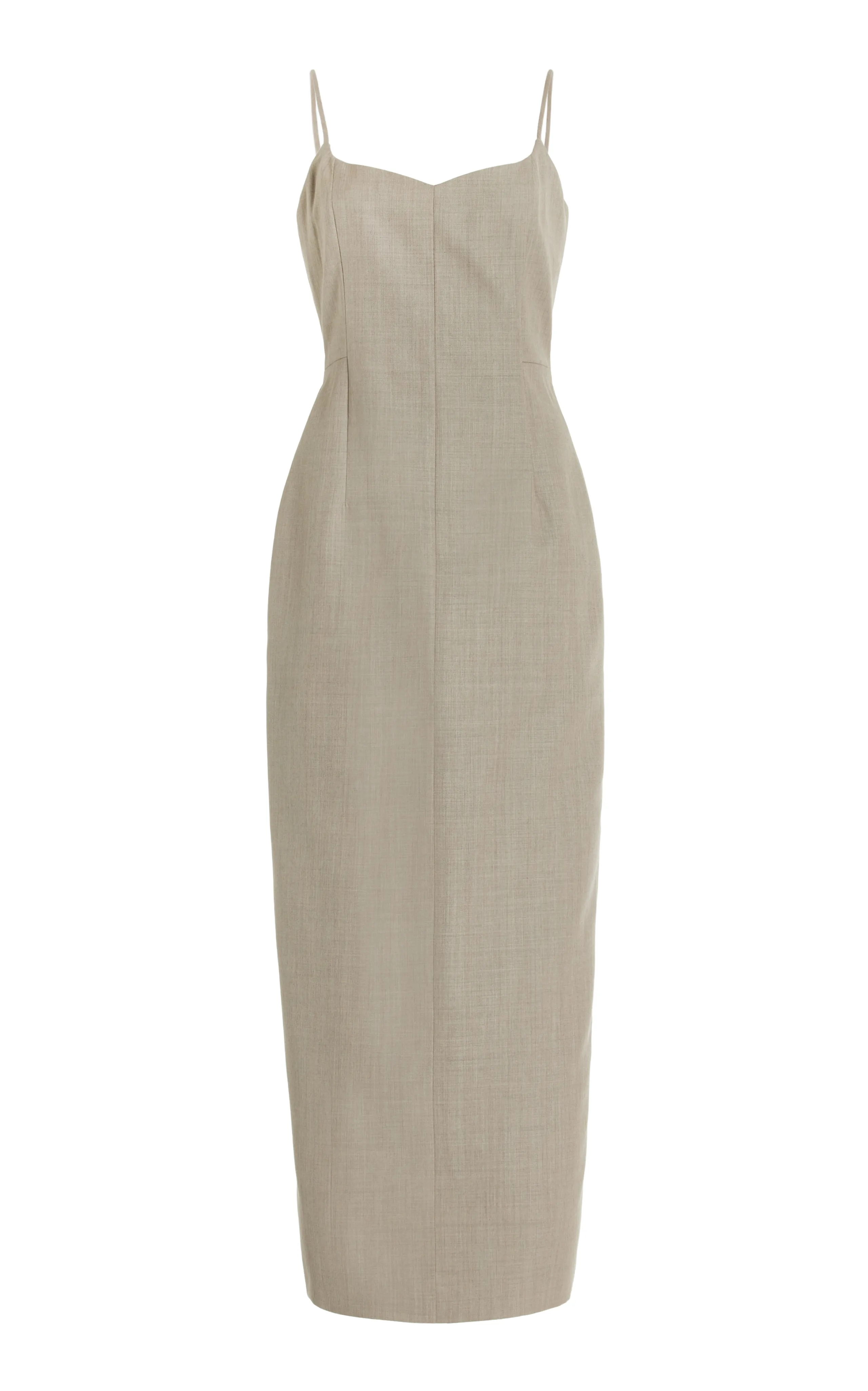 Beare Park The Tate Wool Twill Maxi Dress