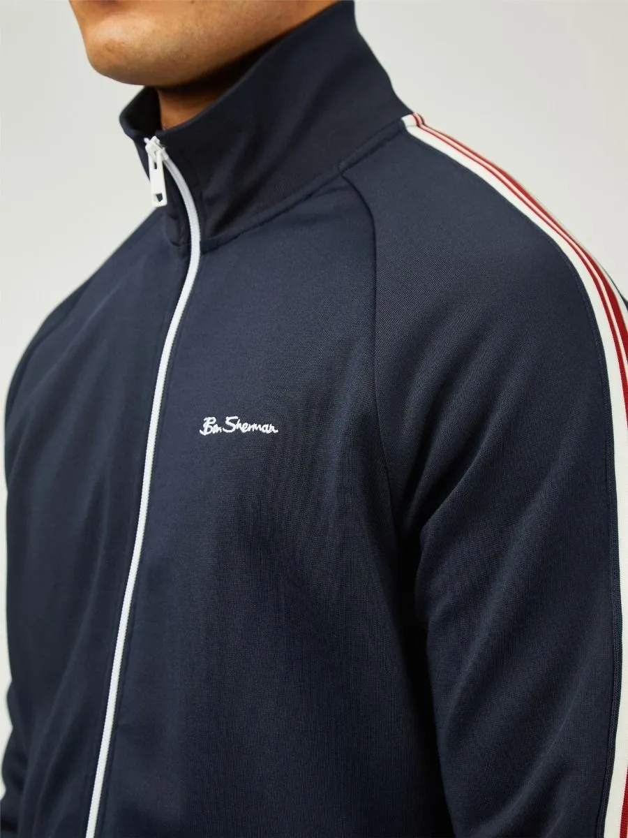 Ben Sherman House Tape Track Jacket Dark Navy