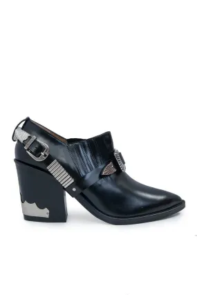 Black Ankle Boots Leather