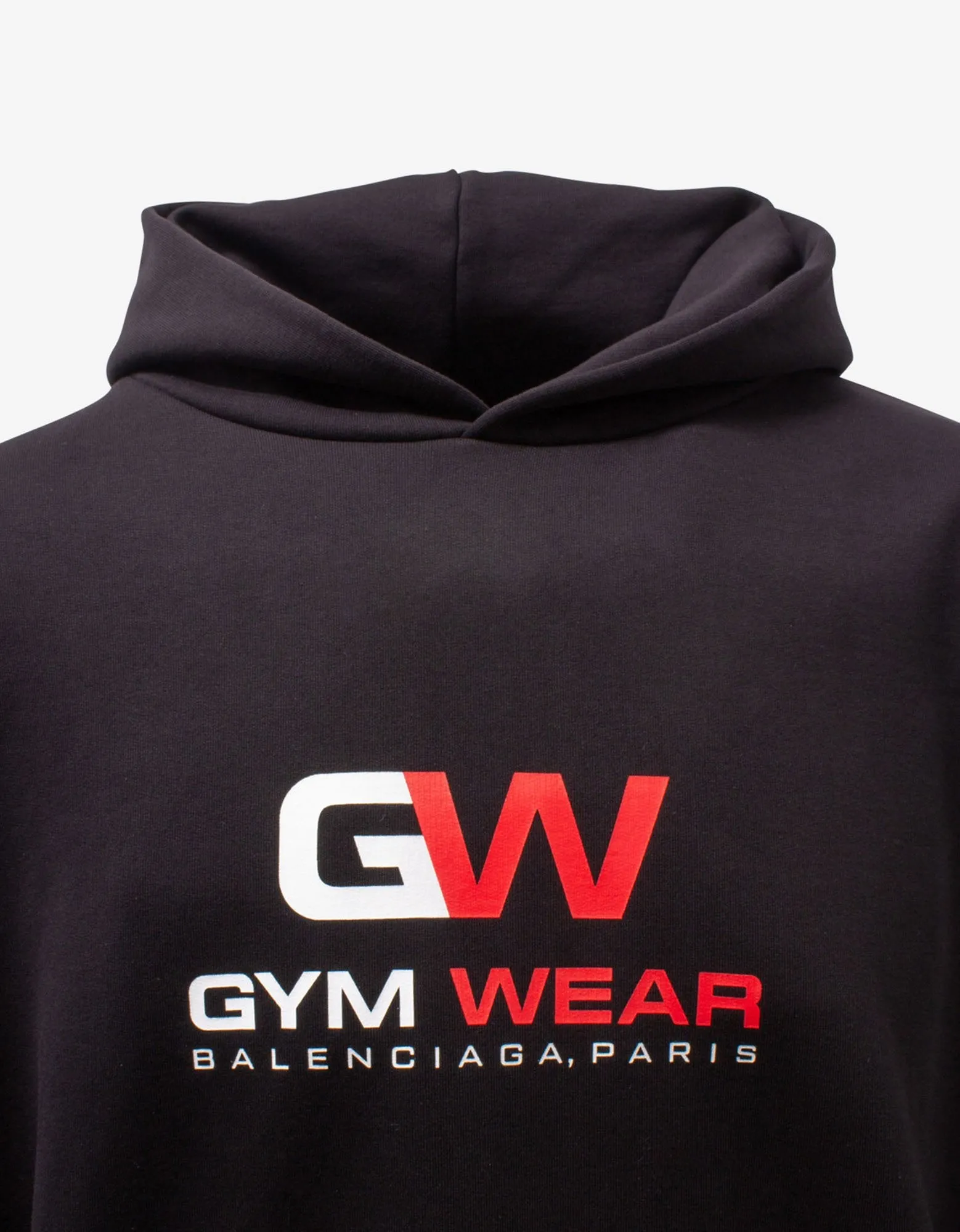 Black Gym Wear Large Fit Hoodie