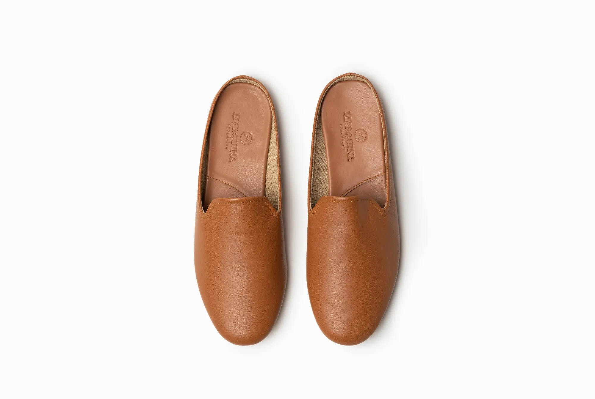 Bonnie Lounge Flat - Cognac Tan