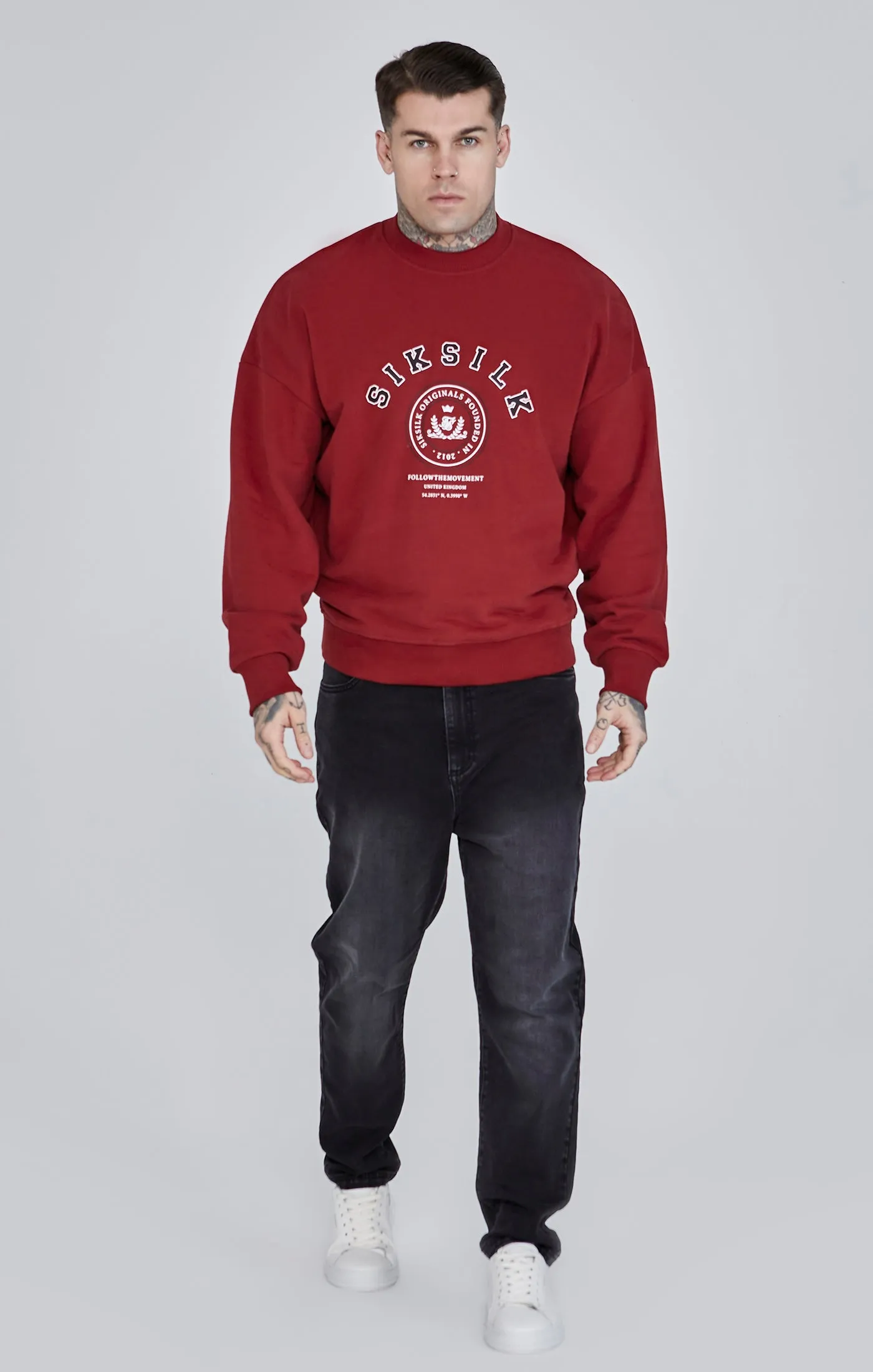 Burgundy Logo Sweater