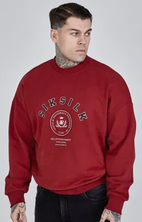 Burgundy Logo Sweater