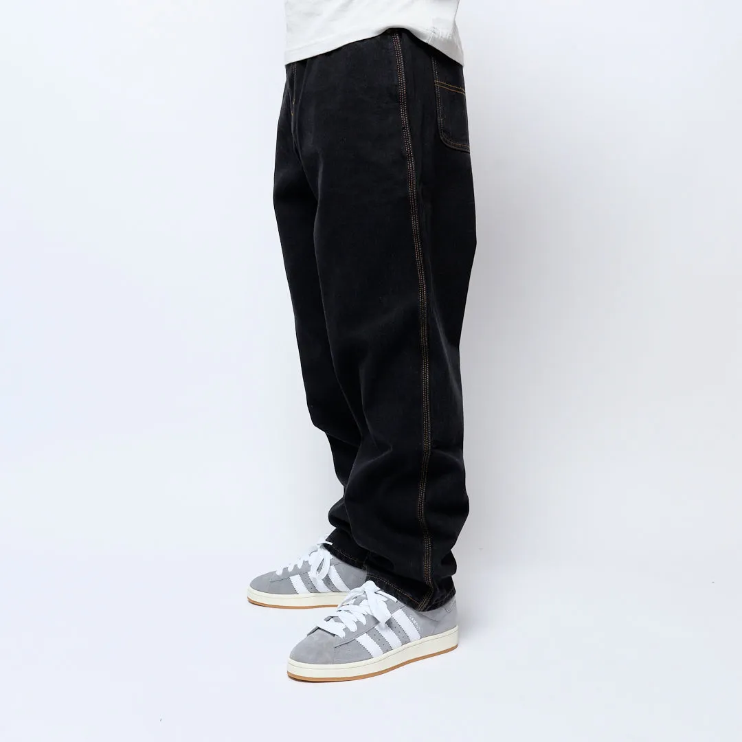 Butter Goods - Baggy Denim Jeans (Washed Black)