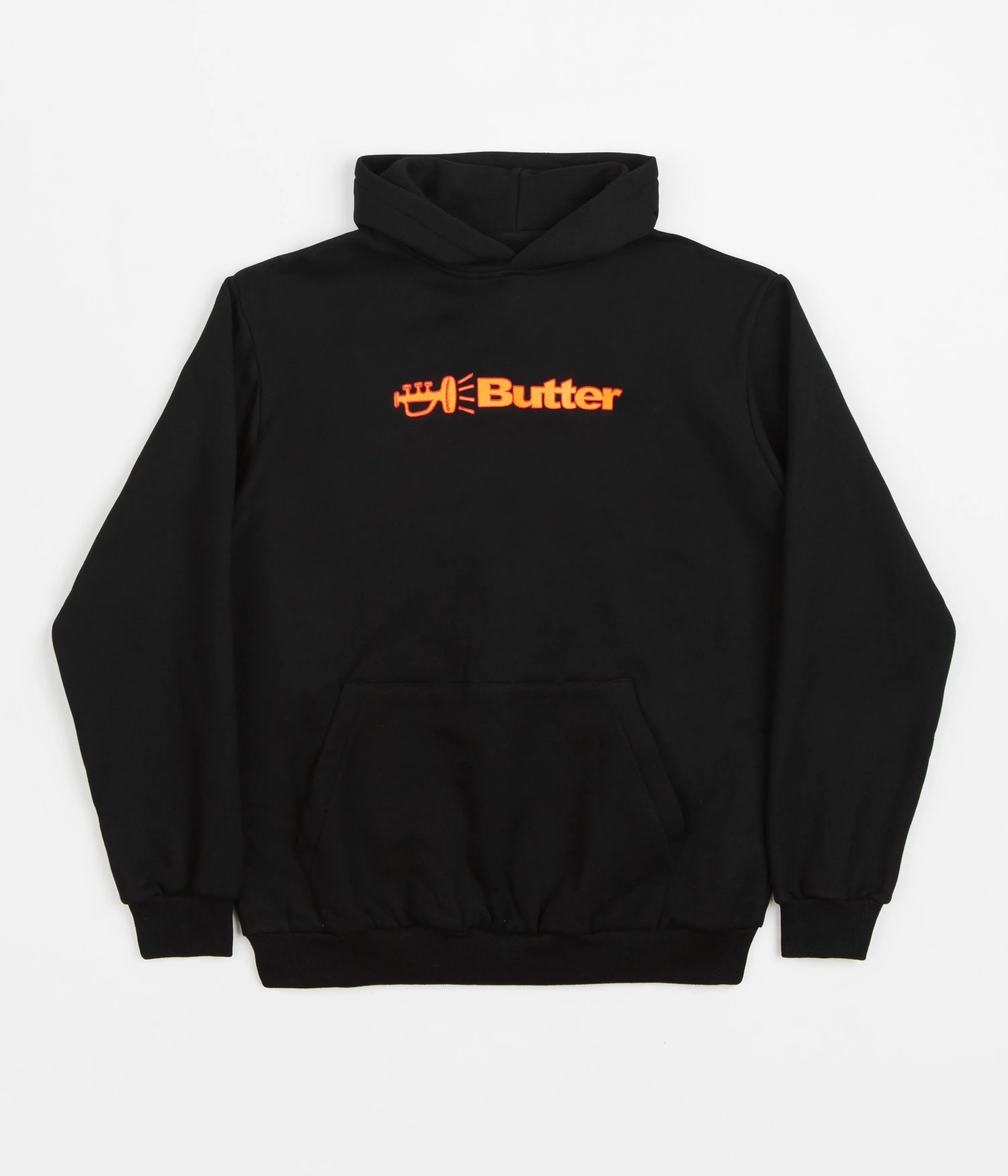 Butter Goods Horn Logo Hoodie - Black