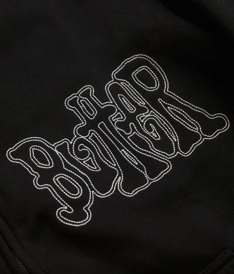 Butter Goods Tour Zip-Thru Hoodie - Black