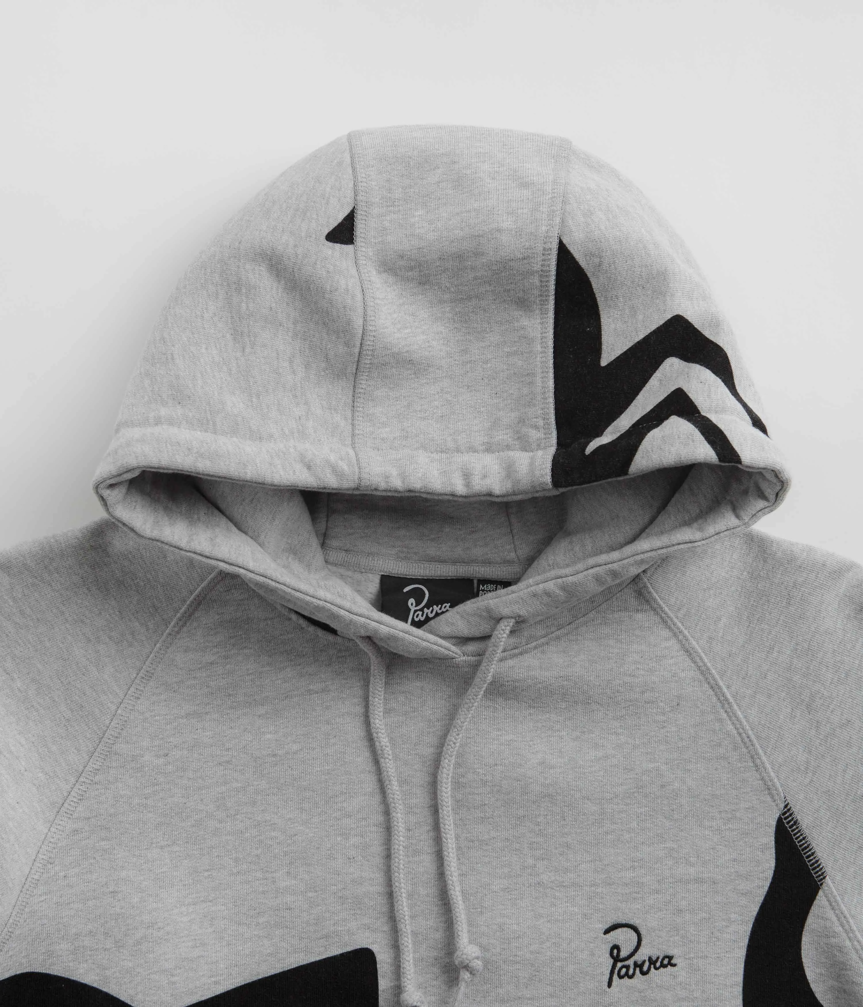 by Parra Clipped Wings Hoodie - Heather Grey