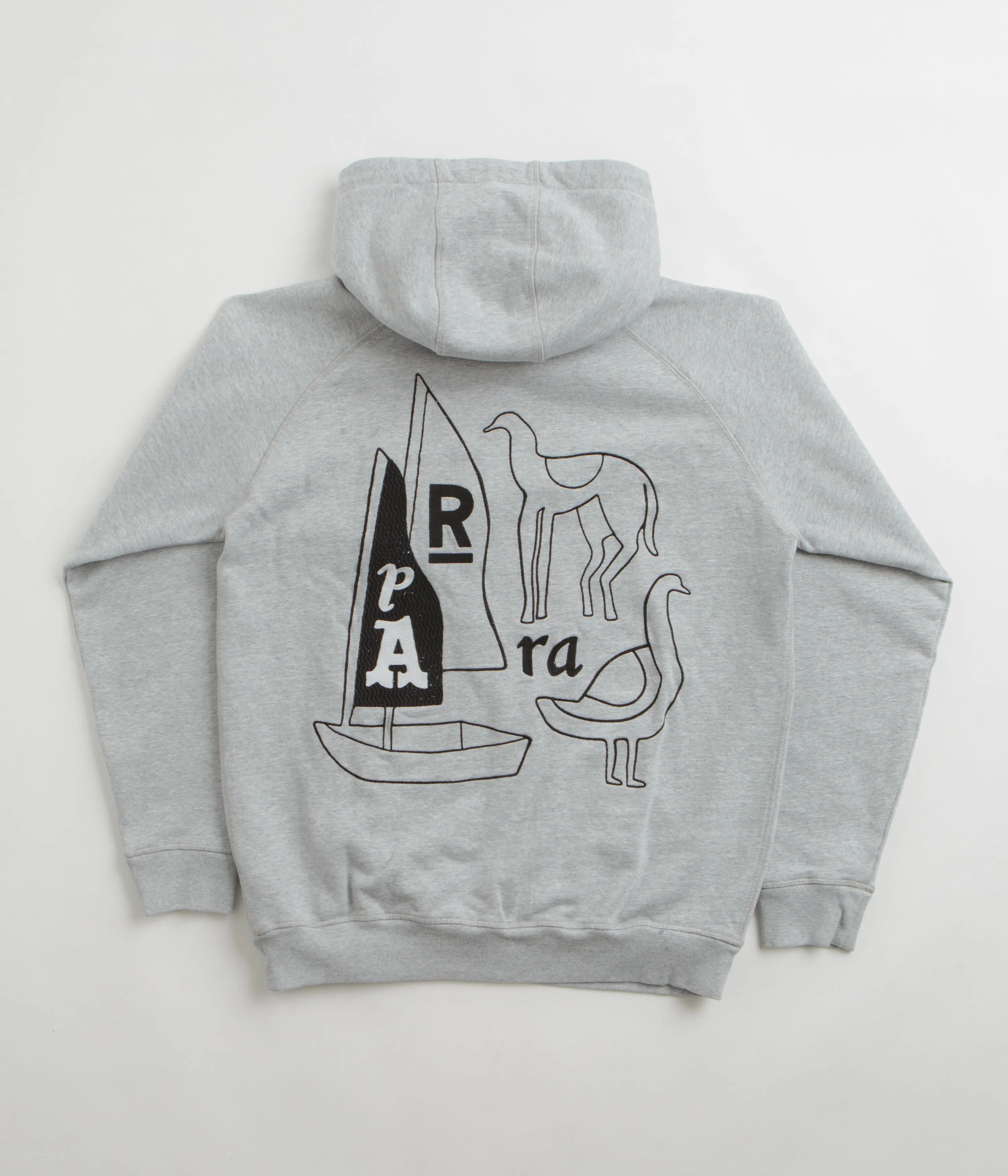 by Parra The Riddle Hoodie - Heather Grey