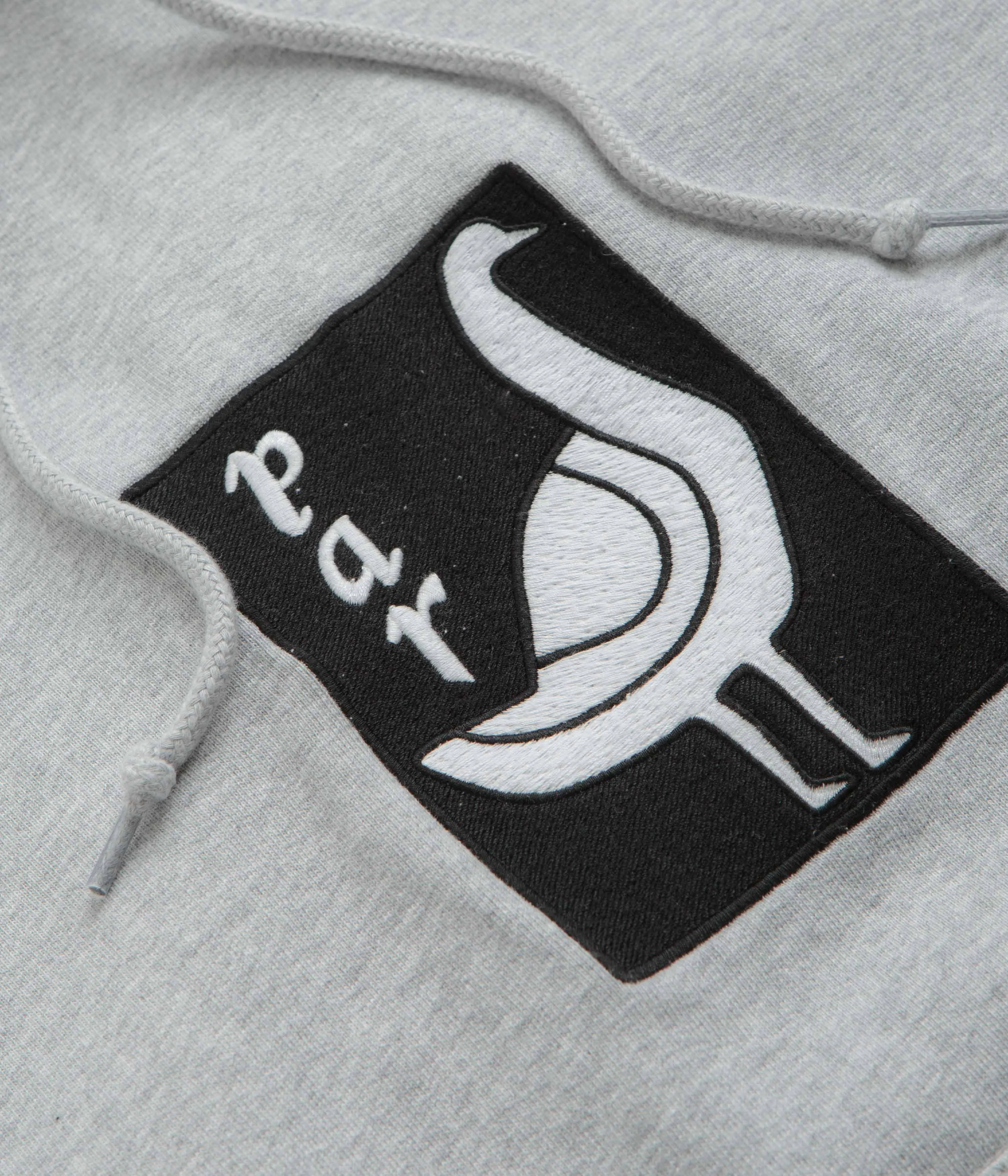 by Parra The Riddle Hoodie - Heather Grey