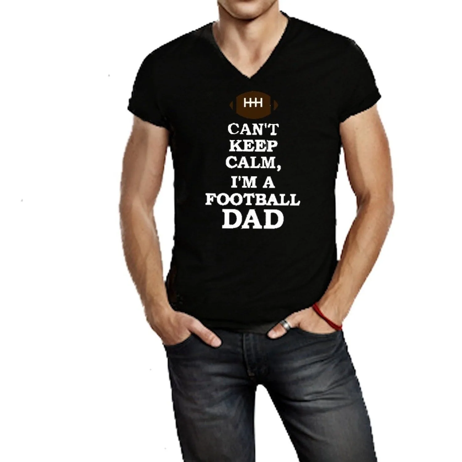 Can't Keep Calm Football Dad T Shirt