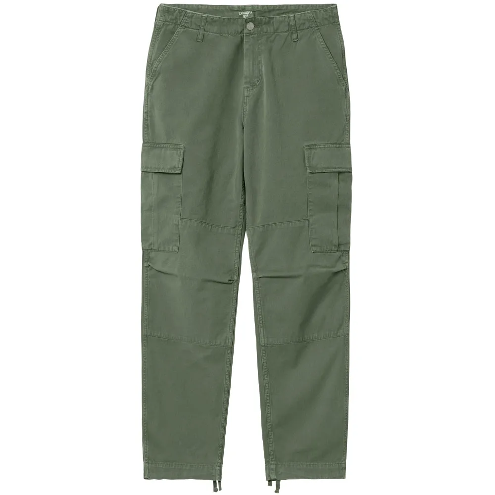 CARHARTT WIP REGULAR CARGO PANT // DOLLAR GREEN (GARMENT DYED) L32