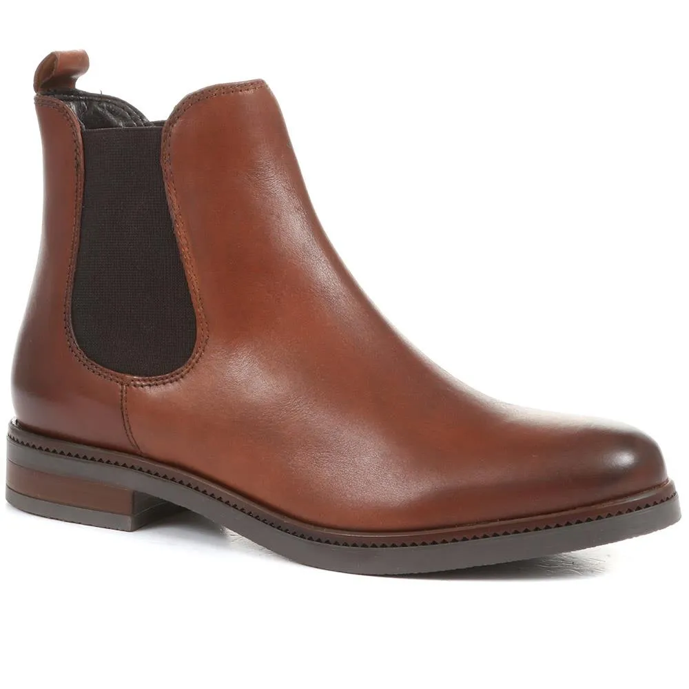 Carlotta Leather Chelsea Boots - CARLOTTA / 320 550