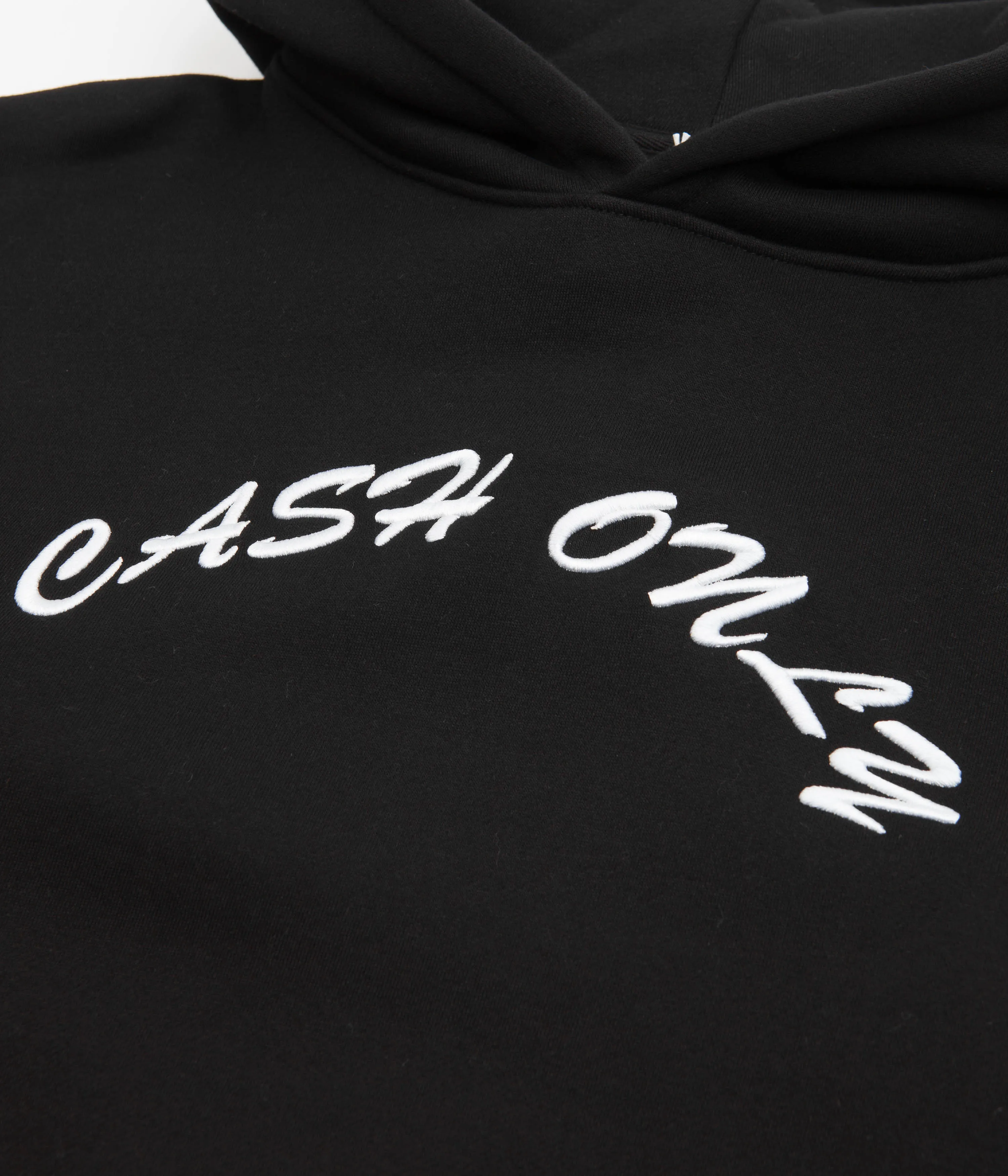 Cash Only Logo Hoodie - Black