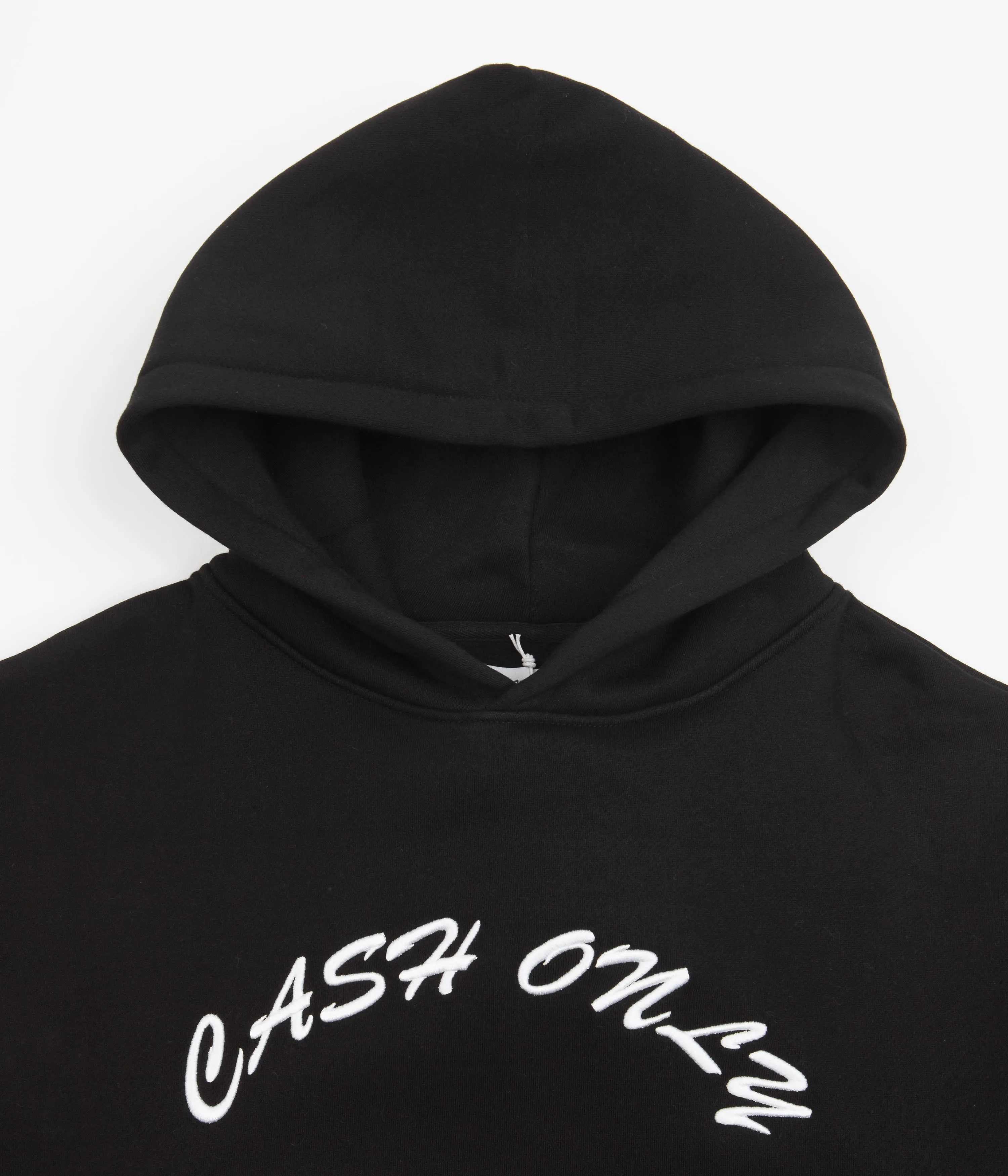 Cash Only Logo Hoodie - Black