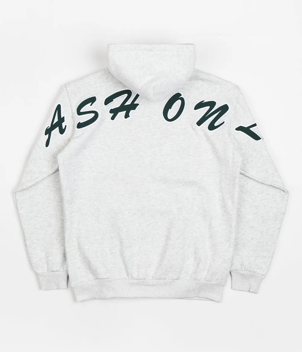 Cash Only Spell Out Hoodie - Ash Grey