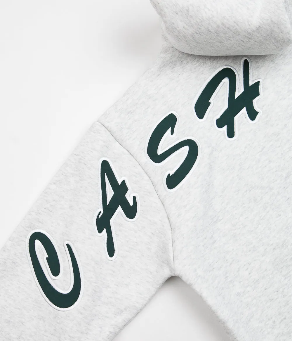 Cash Only Spell Out Hoodie - Ash Grey