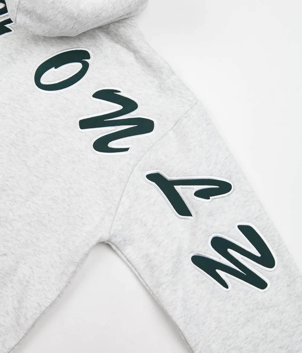 Cash Only Spell Out Hoodie - Ash Grey