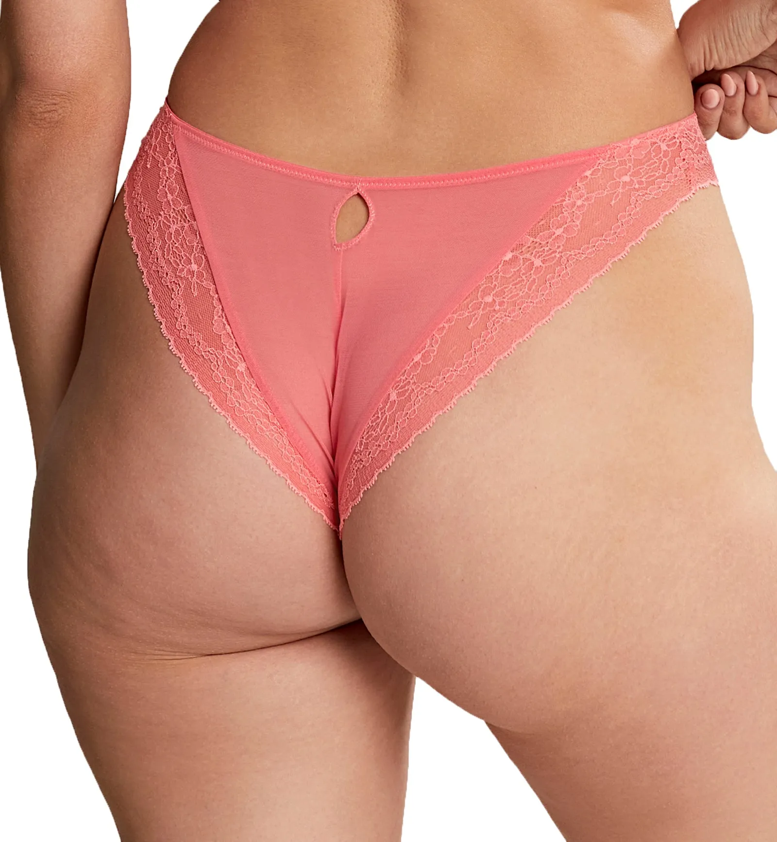 Cleo by Panache Alexis Brazilian Brief (10472) - Sunkiss Coral