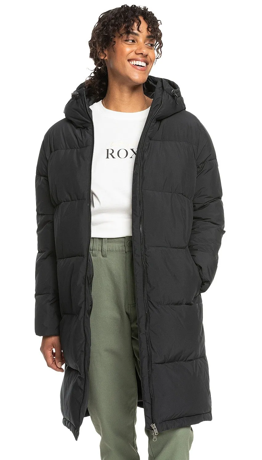 coat Roxy Test Of Time - KVJ0/Anthracite - women´s