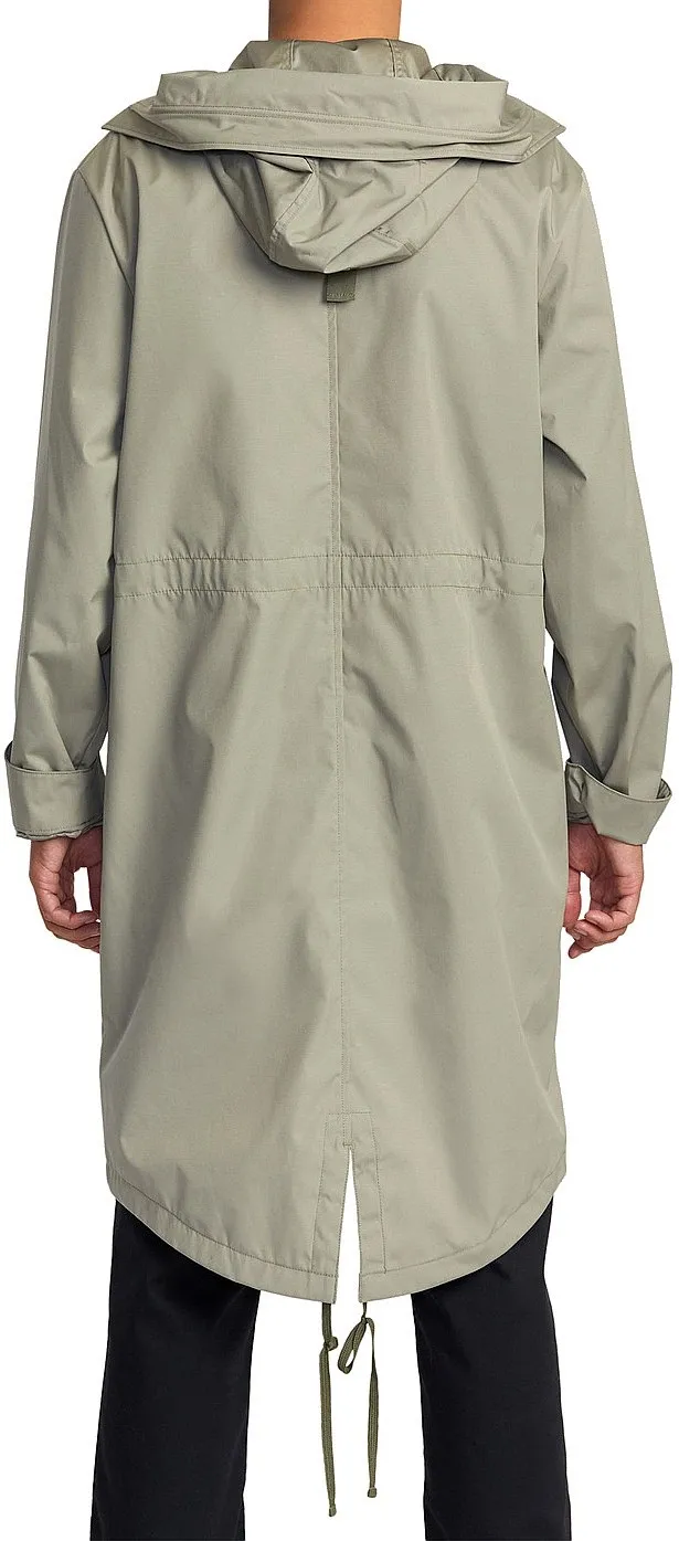 coat RVCA Fishtail Raincoat - Aloe - men´s