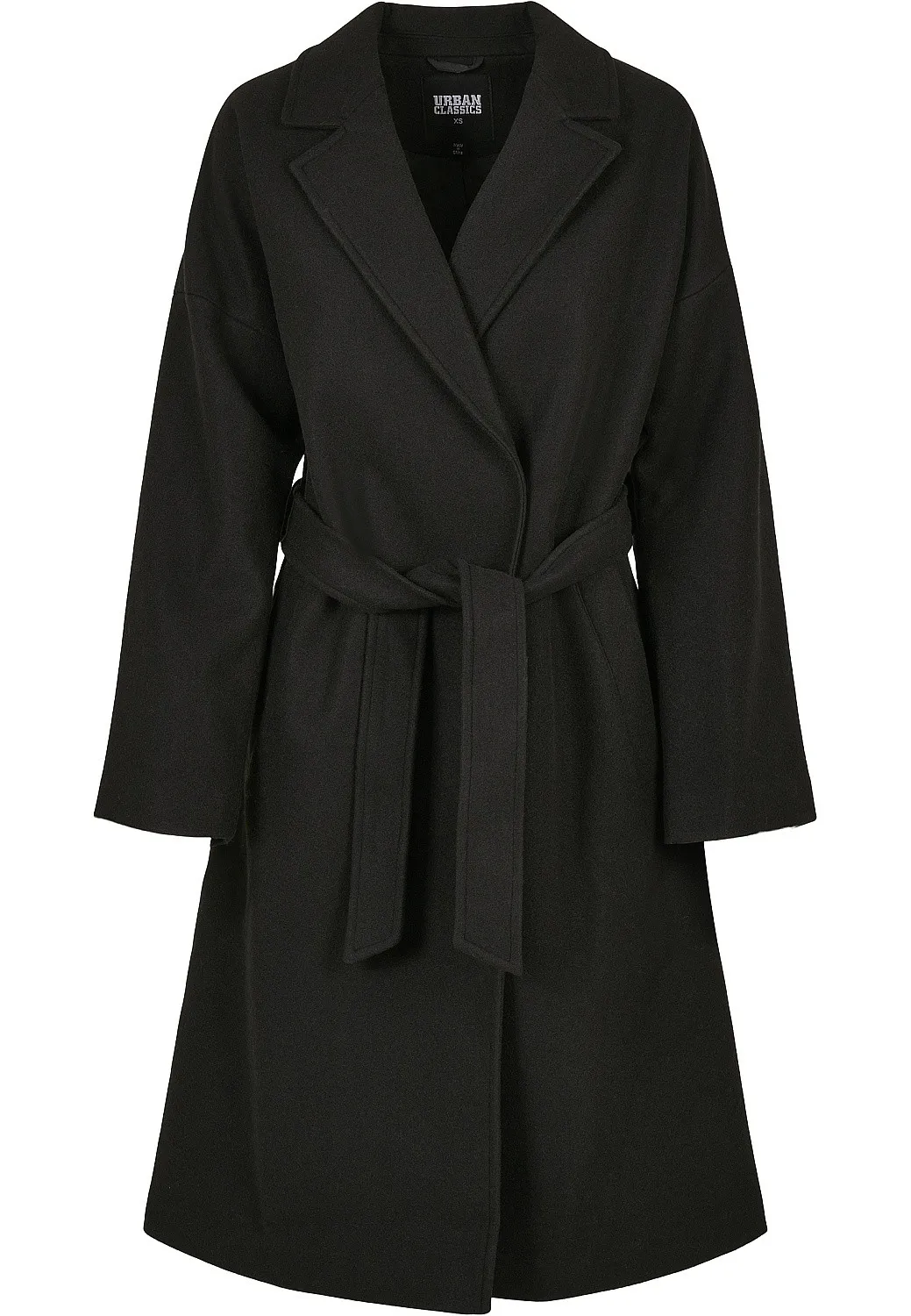 coat Urban Classics Oversized Classic/TB4538 - Black - women´s