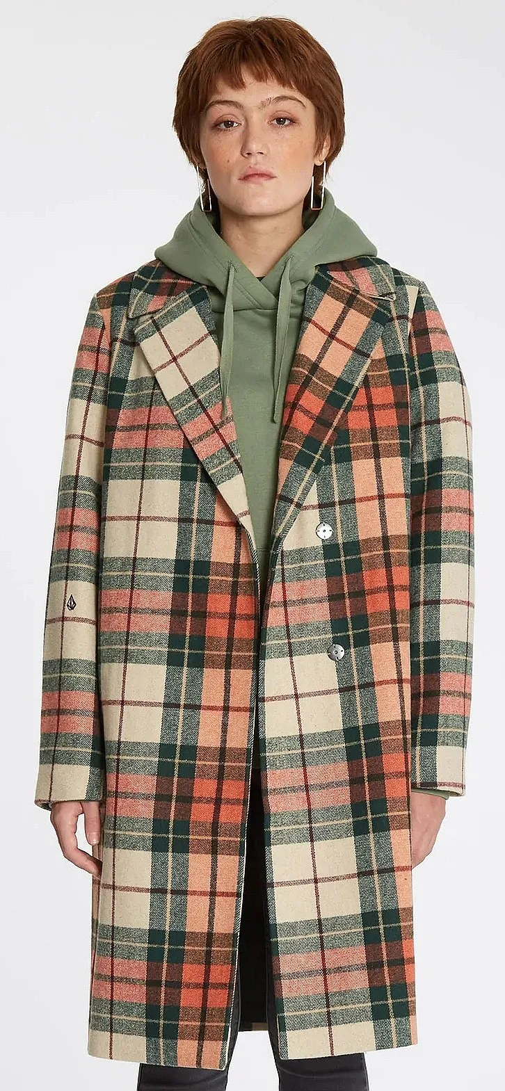 coat Volcom Playedcoat - Terra Cotta - women´s