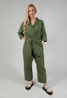 Collar Jumpsuit TS in Green