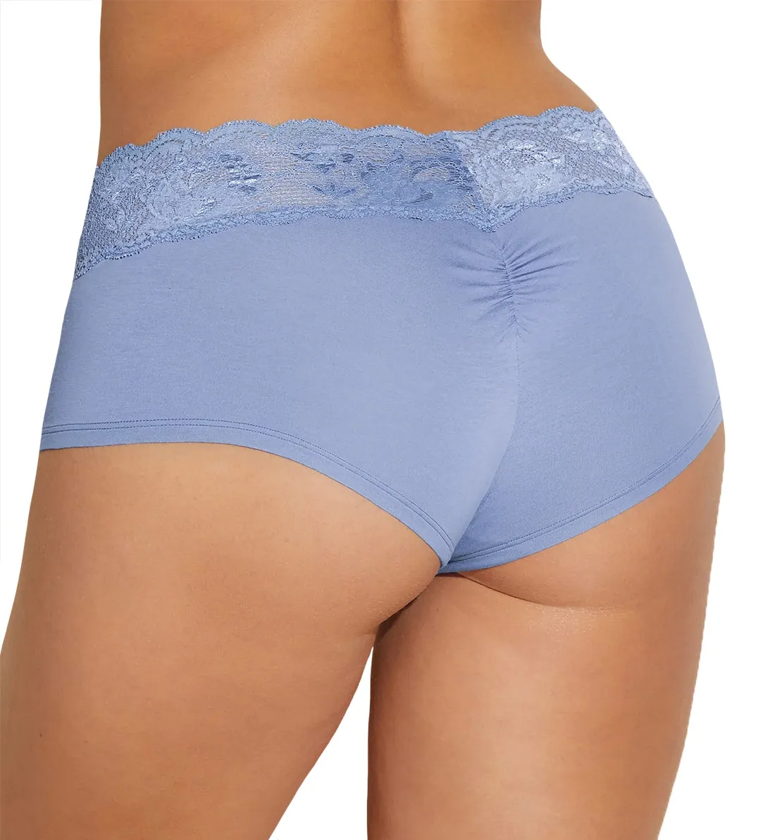 Cosabella Never Say Never Peachie Hotpant (NEVER0743) - Blue Diamond