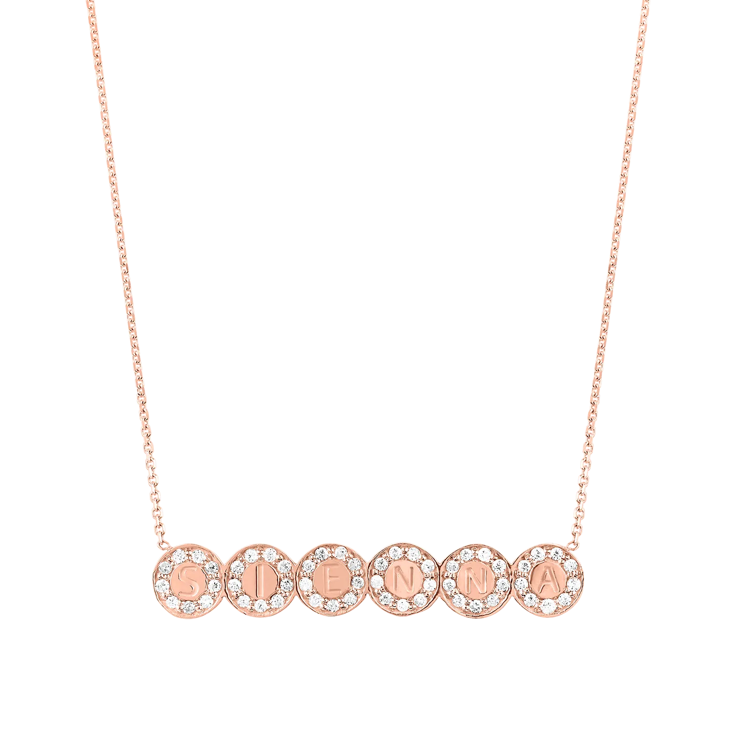 Custom Diamond Bubble Necklace