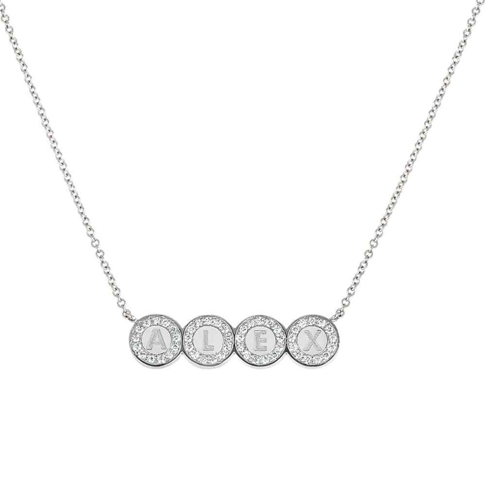 Custom Diamond Bubble Necklace