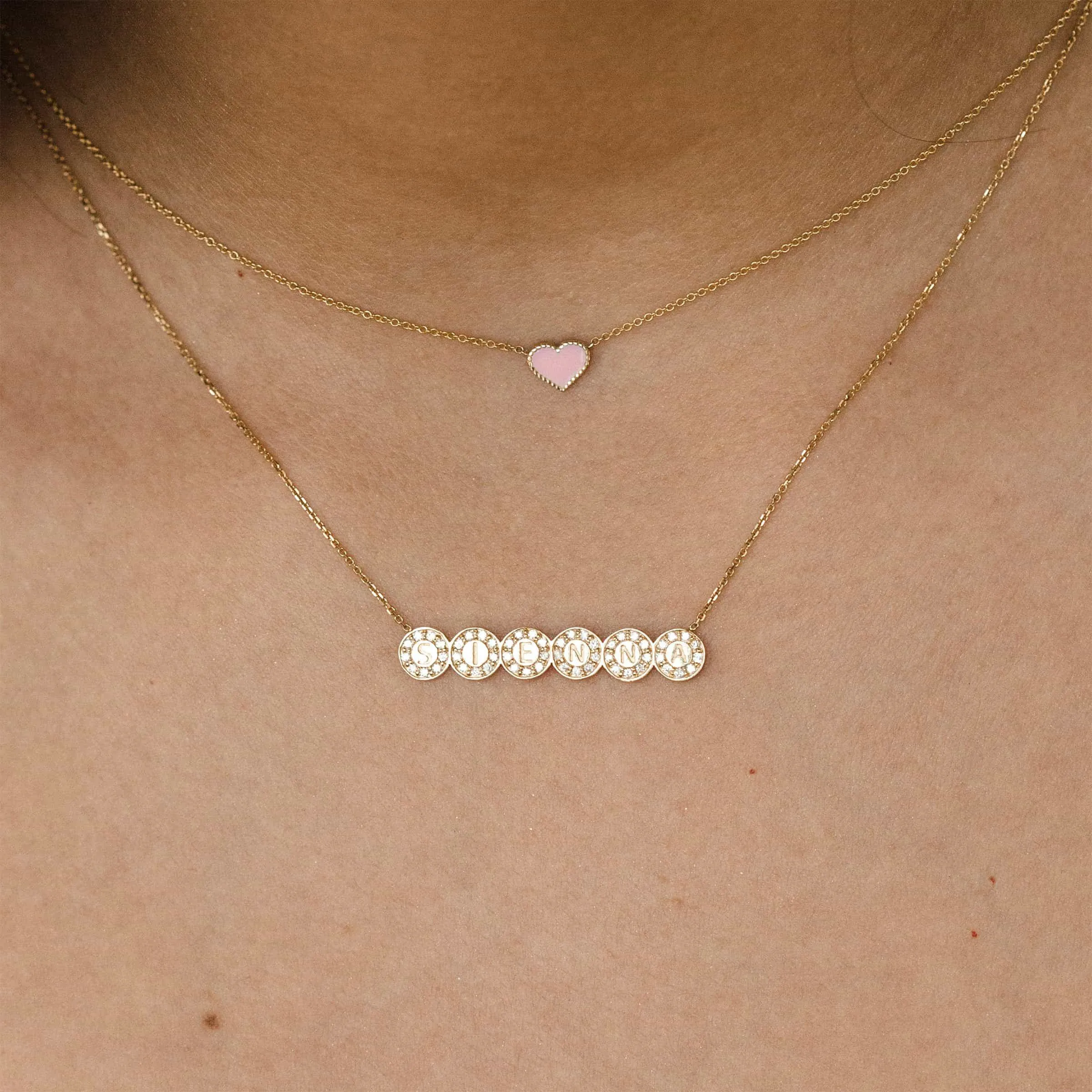 Custom Diamond Bubble Necklace