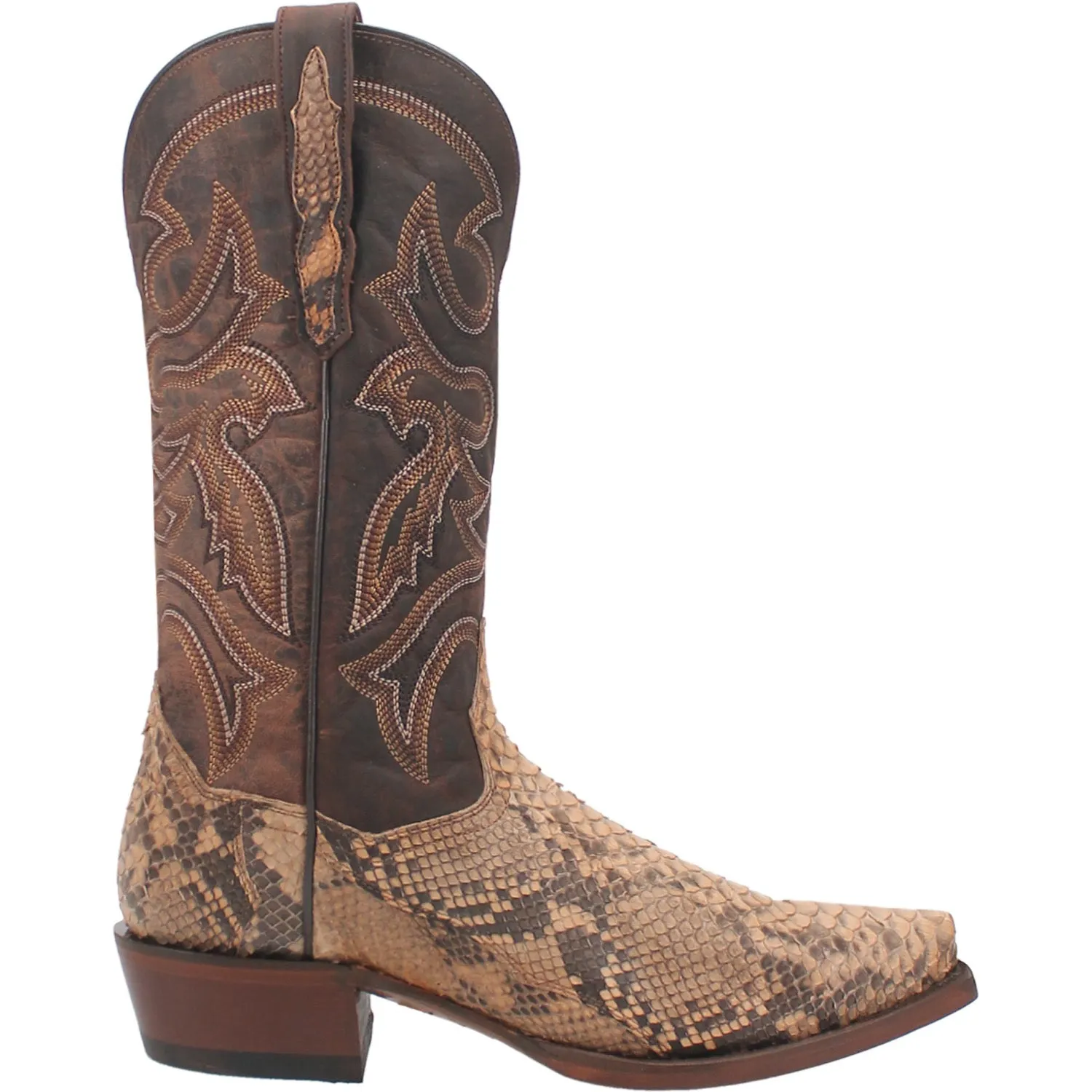 Dan Post Mens Sturgis Sand Python Cowboy Boots