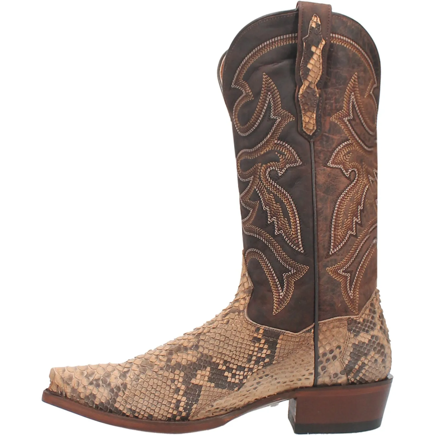 Dan Post Mens Sturgis Sand Python Cowboy Boots