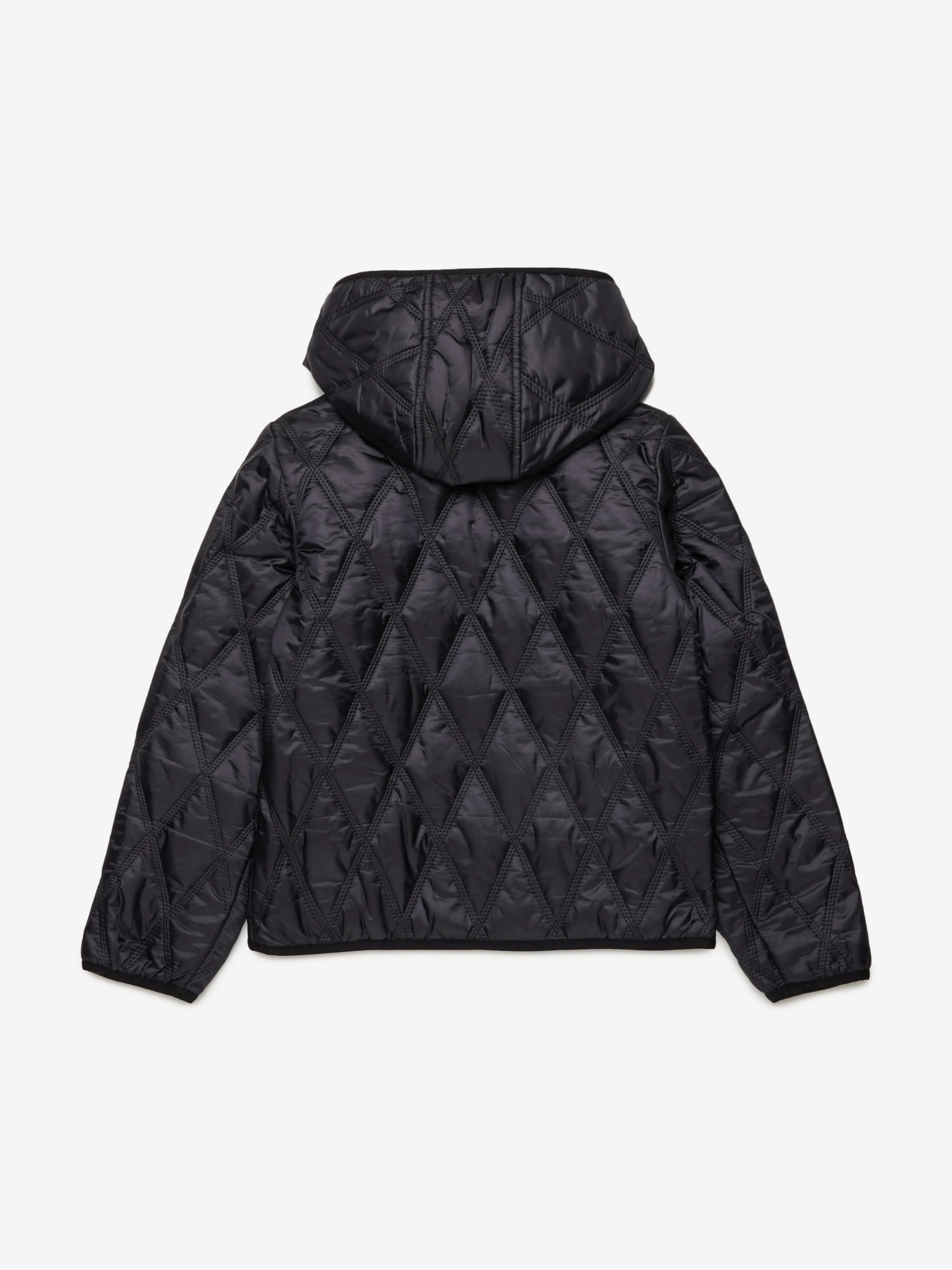 Diesel Kids Quilted Jacket in Black