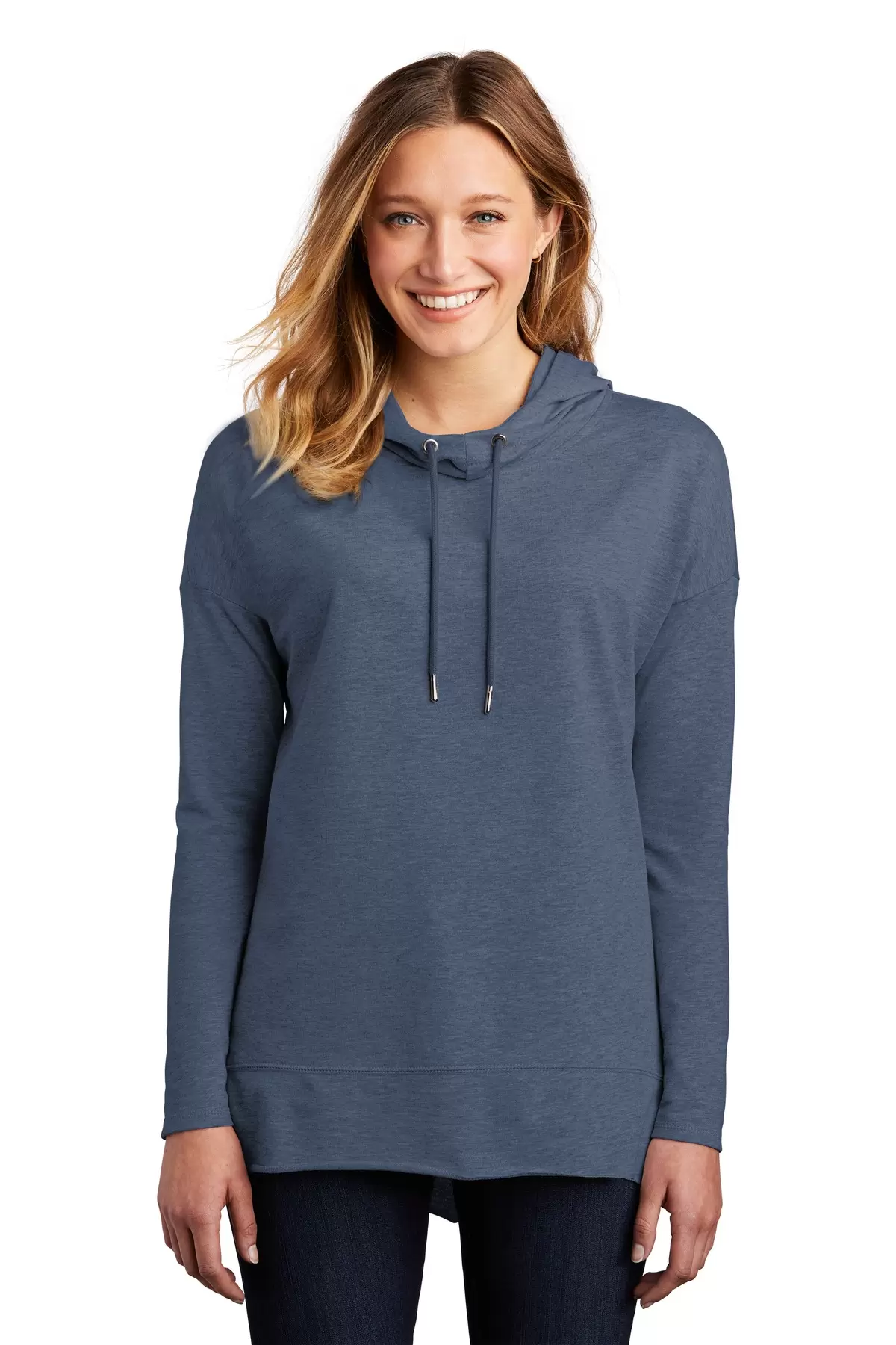 District Clothing DT671 District    Women's Featherweight French Terry    Hoodie SKU: DT671