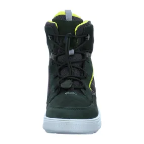 Ecco Urban Snowboarder Kids Boots in Olive Green - Durable Winter Footwear