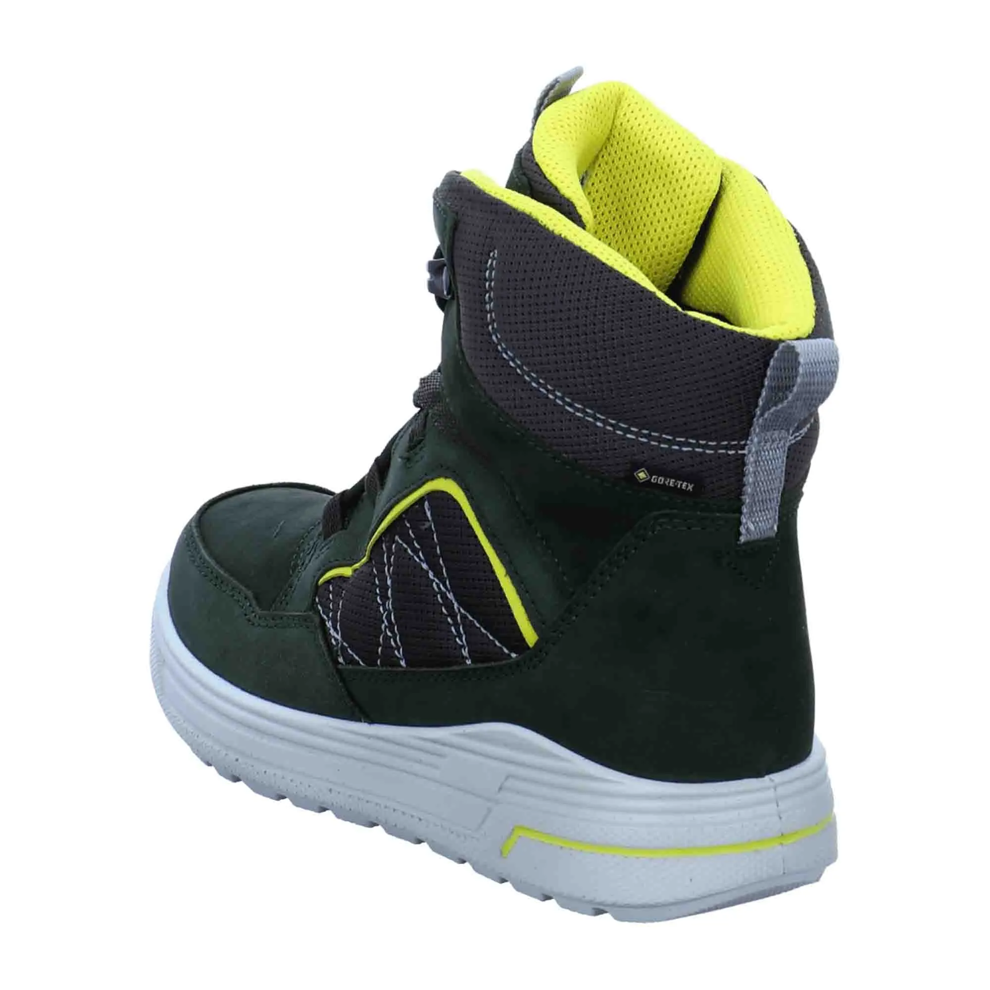 Ecco Urban Snowboarder Kids Boots in Olive Green - Durable Winter Footwear