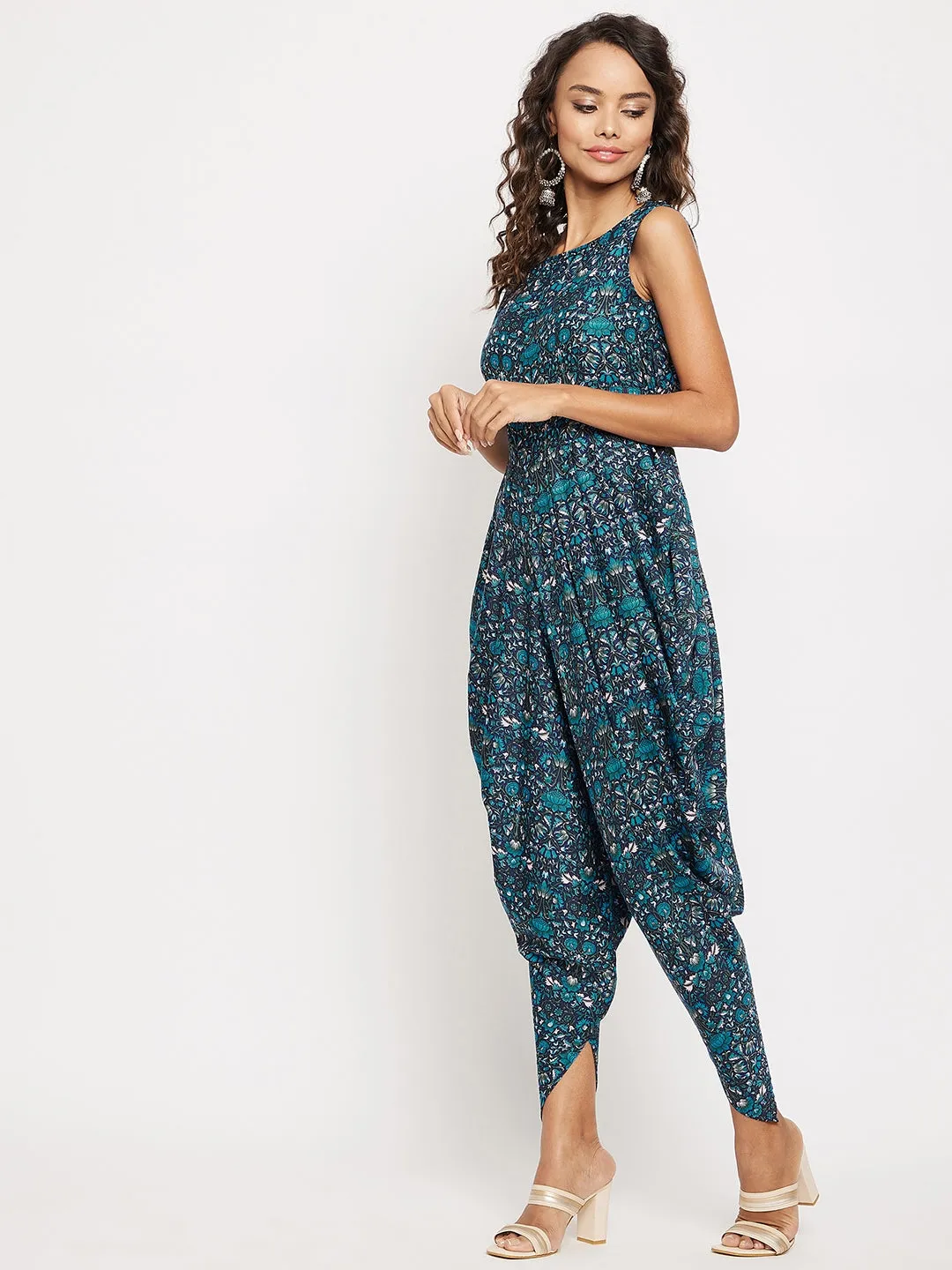 Elasticated Ethnic Dhoti Jumpsuit