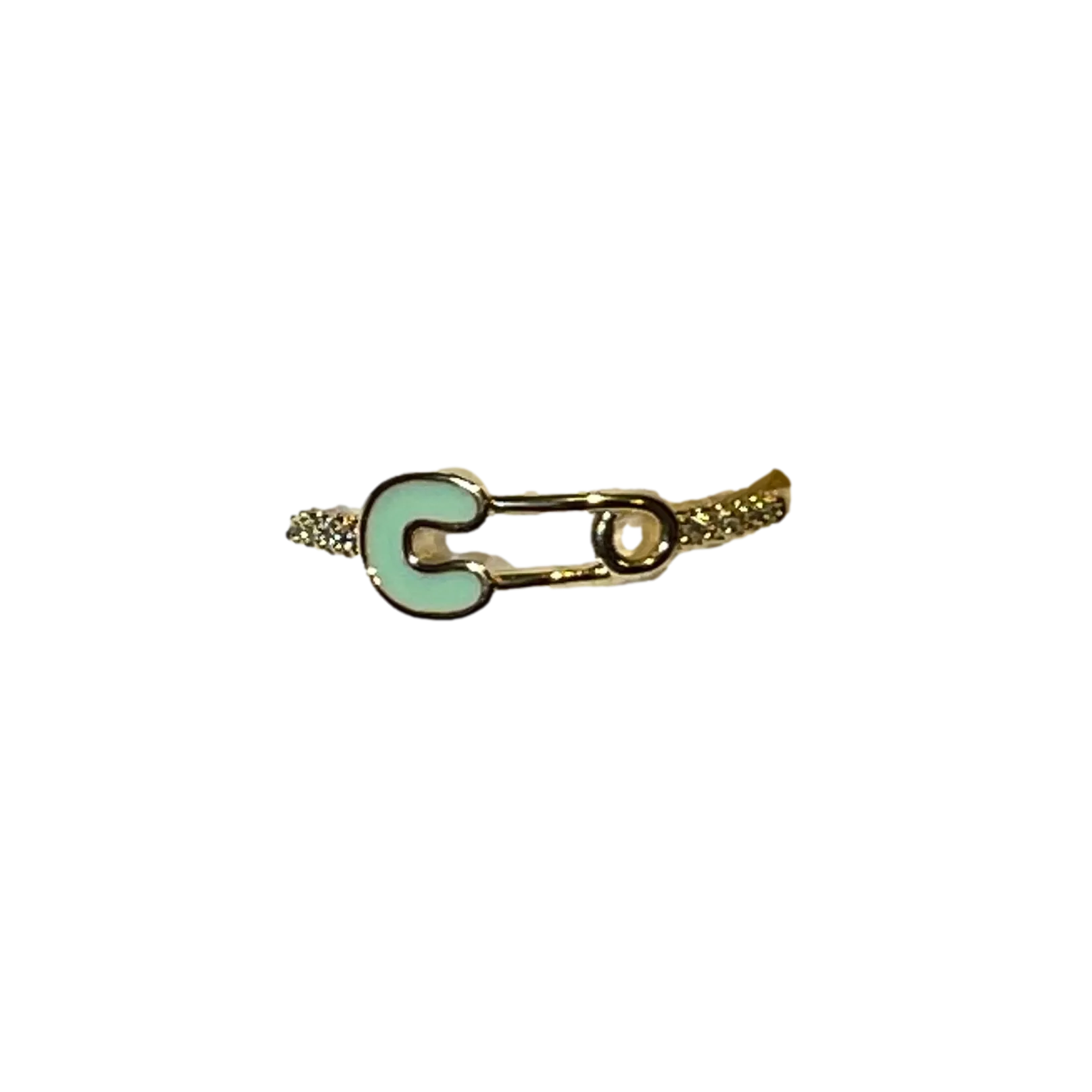 Enamel Safety Pin Ring