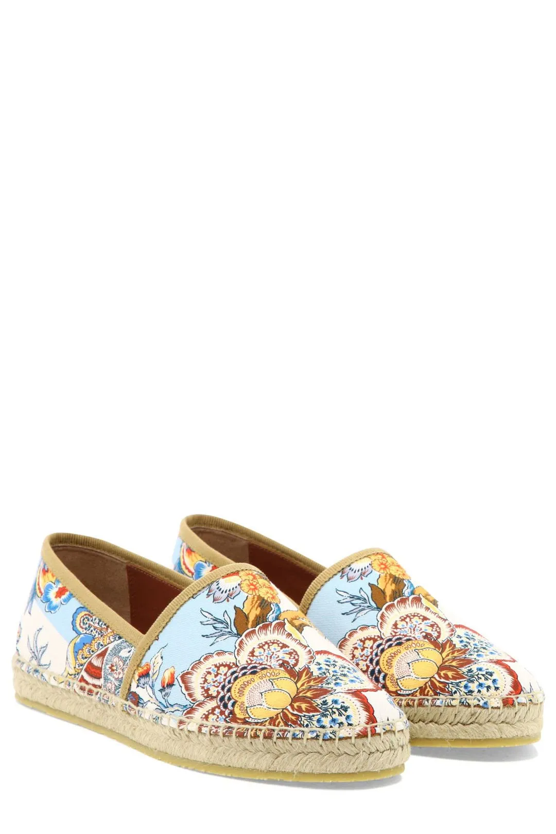 Etro Floral Printed Slip-On Espadrilles